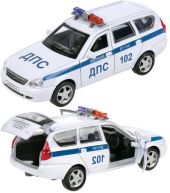 Игрушечная полицейская машинка Lada Priora 2171 12 см