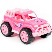 Игрушечная машинка джип Барби для девочки розовая 38 см