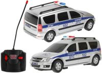 Игрушечная радиоуправляемая машинка Lada Largus Полиция - 18 см