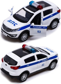 Игрушечная полицейская машинка KIA Sportage R 11 см