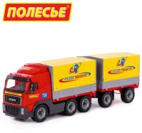 Игрушка фура дальнобойщика с прицепом