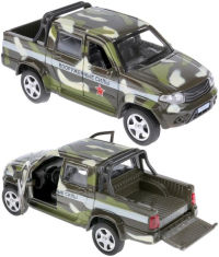 Игрушечная военная машинка UAZ Pickup 12 см