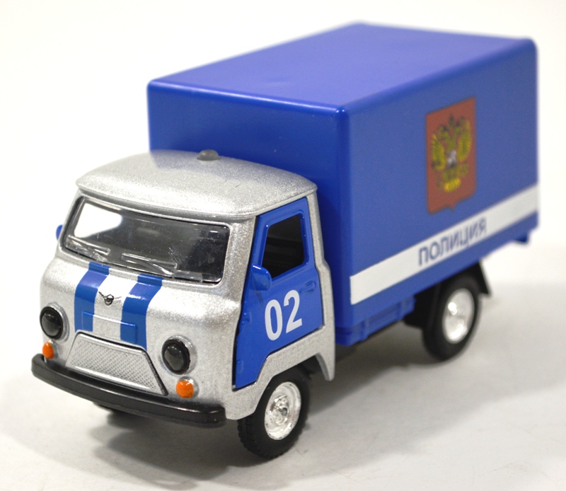 Игрушка  УАЗ 3303 грузовой фургон Полиция