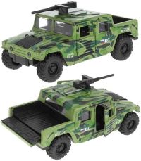 Игрушечная машинка Армейский внедорожник Hummer H1 12 см Пикап