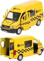 Игрушечная металлическая машинка Mercedes-Benz Sprinter Такси 14 см