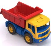 Игрушечный грузовик "Зубр" желто-красный 53 см