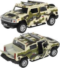 Игрушечная военная машинка Hummer H2 Пикап 12 см