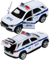 Игрушечная полицейская машинка Mercedes-Benz GLE 12 см