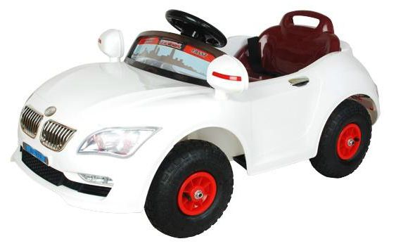 Детский электромобиль БМВ с надув. колесами