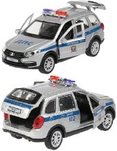 Игрушечная полицейская машинка Lada Granta Cross 12 см