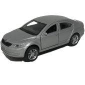 Игрушечная машинка Skoda Octavia серебристая