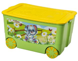 Детский ящик для игрушек на колесах