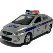 Игрушечная полицейская машинка Hyundai Solaris