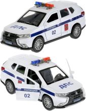 Игрушечная машинка Mitsubishi Outlander Полиция 12 см