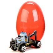 Игрушечная мини машинка Тягач в яйце