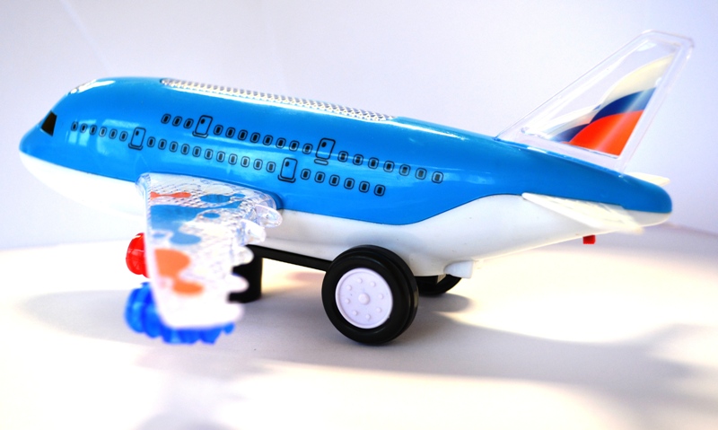 Игрушка Боинг 747 голубой