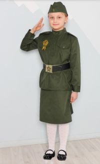 Детский костюм Солдатка 104 см