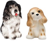 Игровой набор фигурок «Собака и щенок. Спаниель»