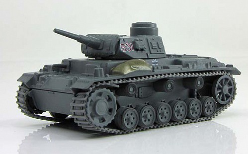Модель танка Panzer III с журналом Танки мира №36