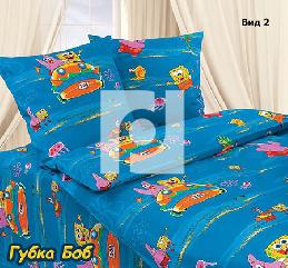 Комплект детского постельного белья: Губка Боб