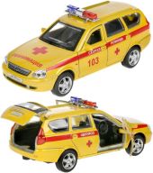 Игрушечная машинка Lada Priora 2171 Реанимация 12 см