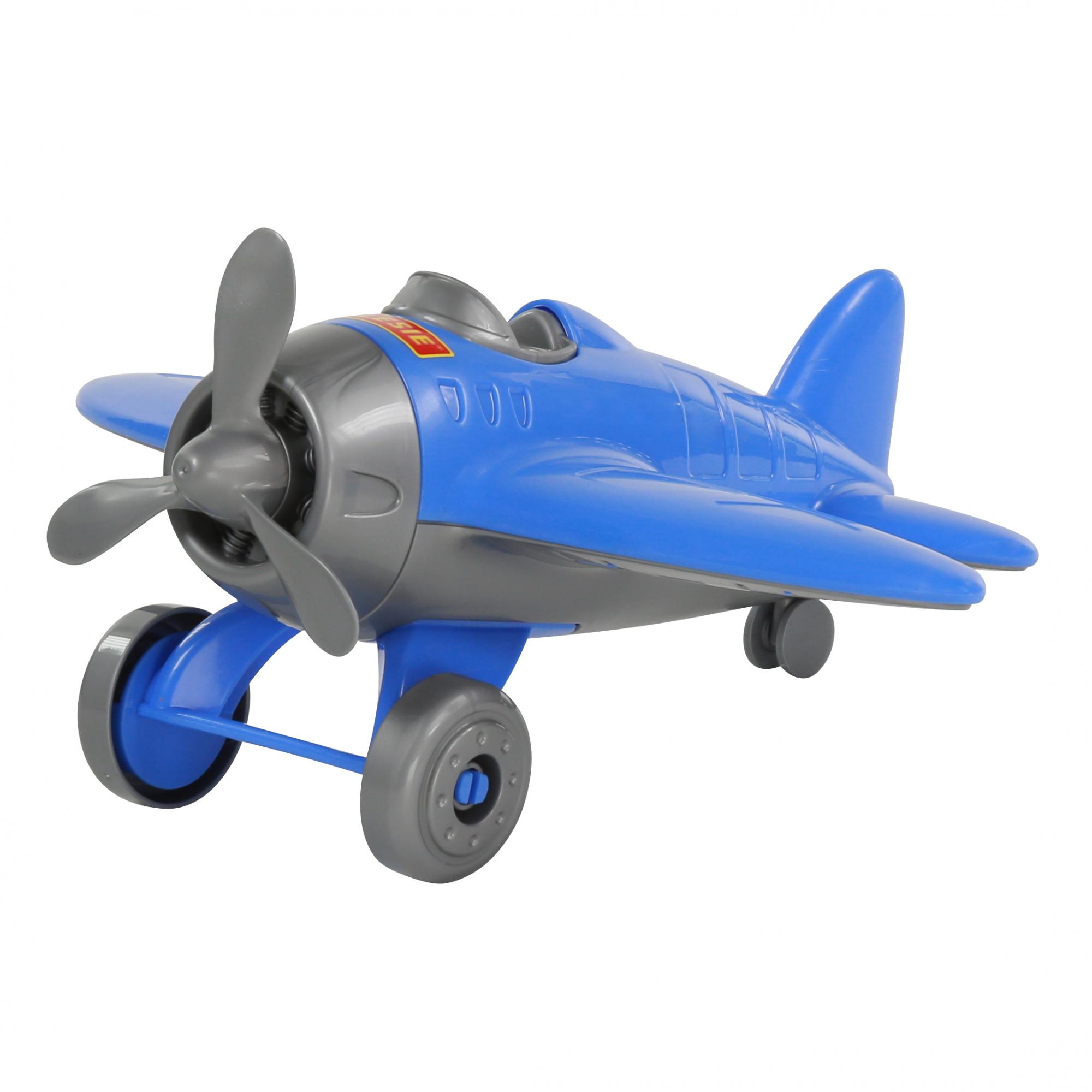 Игрушка самолёт пластмассовый синий 
