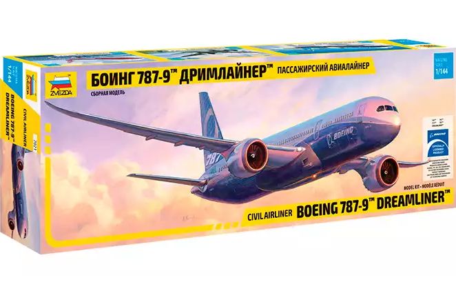 Сборная модель Боинг 787-9 Дримлайнер