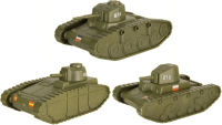 Игрушечный сборный набор танков 3 шт.