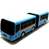 Игрушечный детский самодвижущийся автобус 27 см светящийся