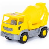 Игрушечный автомобиль-бетоновоз "Агат" желтый