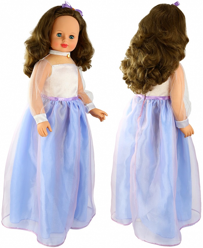 Ходячая кукла Снежана 3 в платье темноволосая