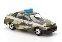 Игрушечная мини машина LADA Вооруженные силы