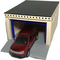Игрушечный набор гараж с машинкой Renault Duster