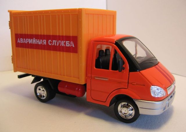 Игрушка газель грузовой фургон аварийная служба