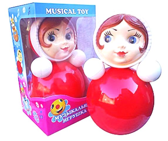 Неваляшка Катюша 26 см (пакет)