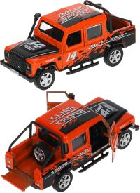 Игрушечная спортивная машинка Land Rover Defender Пикап 12 см