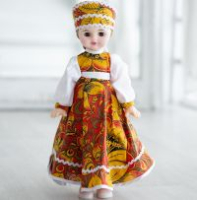 Кукла хохлома 45 см