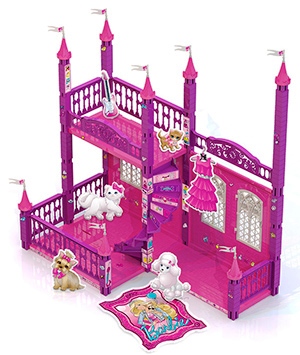 Домик для Барби с винтовой лестницей