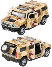 Игрушечная военная машинка Hummer H2 12 см