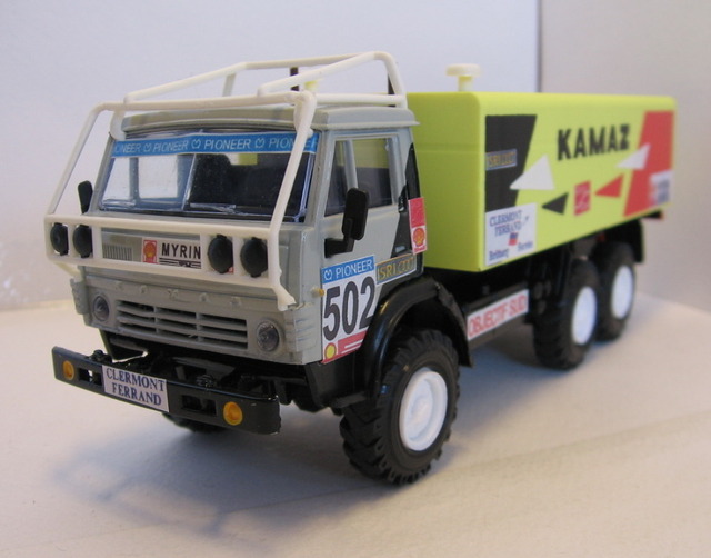 Игрушечная модель КАМАЗ С4310 Ралли Objectif Sud № 502