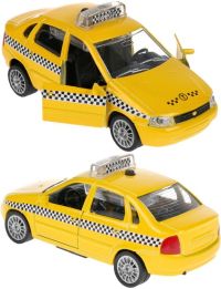 Игрушечная машинка Lada Kalina Такси - 12 см