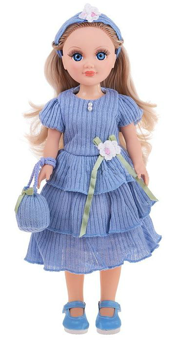 Кукла в синем платье Анастасия