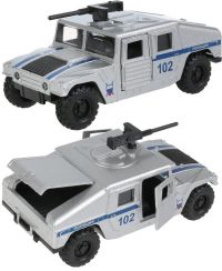 Игрушечная машинка Внедорожник Hummer H1 Полиция 12 см