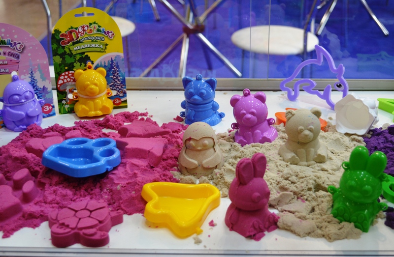 3D Формочки для песка и снега "Медвежка и Пингвинка" №1