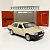 Ретро гараж на 2 машинки - металлическая машинка игрушка модель LADA 21099 бежевая