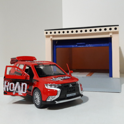 Игрушечный набор гараж с машинкой Renault Kangoo