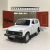 Гараж с распашными воротами - Lada Niva 2121 белая - металл, инерция, открытие дверей, багажника