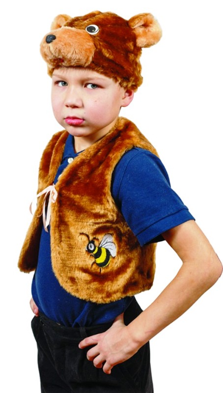 Детский маскарадный костюм Маленький Мишка  Размер 24-26