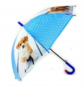 Зонтик с веселыми щенками
